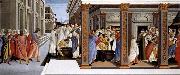 BOTTICELLI, Sandro Baptism of St Zenobius and His Appointment as Bishop china oil painting reproduction